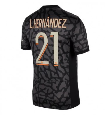 Maillot de foot Paris Saint-Germain Lucas Hernandez #21 Troisième 2023-24 Manches Courte